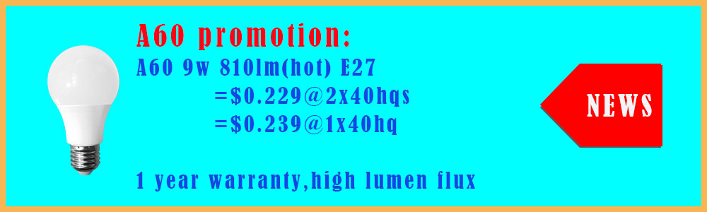 Hot LED item A60 9W/10W(high lumen long life)